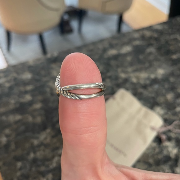 Authentic David Yurman Black Onyx Infinity Ring - Picture 5 of 10